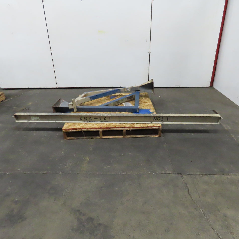 1 Ton Over Machine Gantry Jib Crane 8' Long 44-1/2" Height