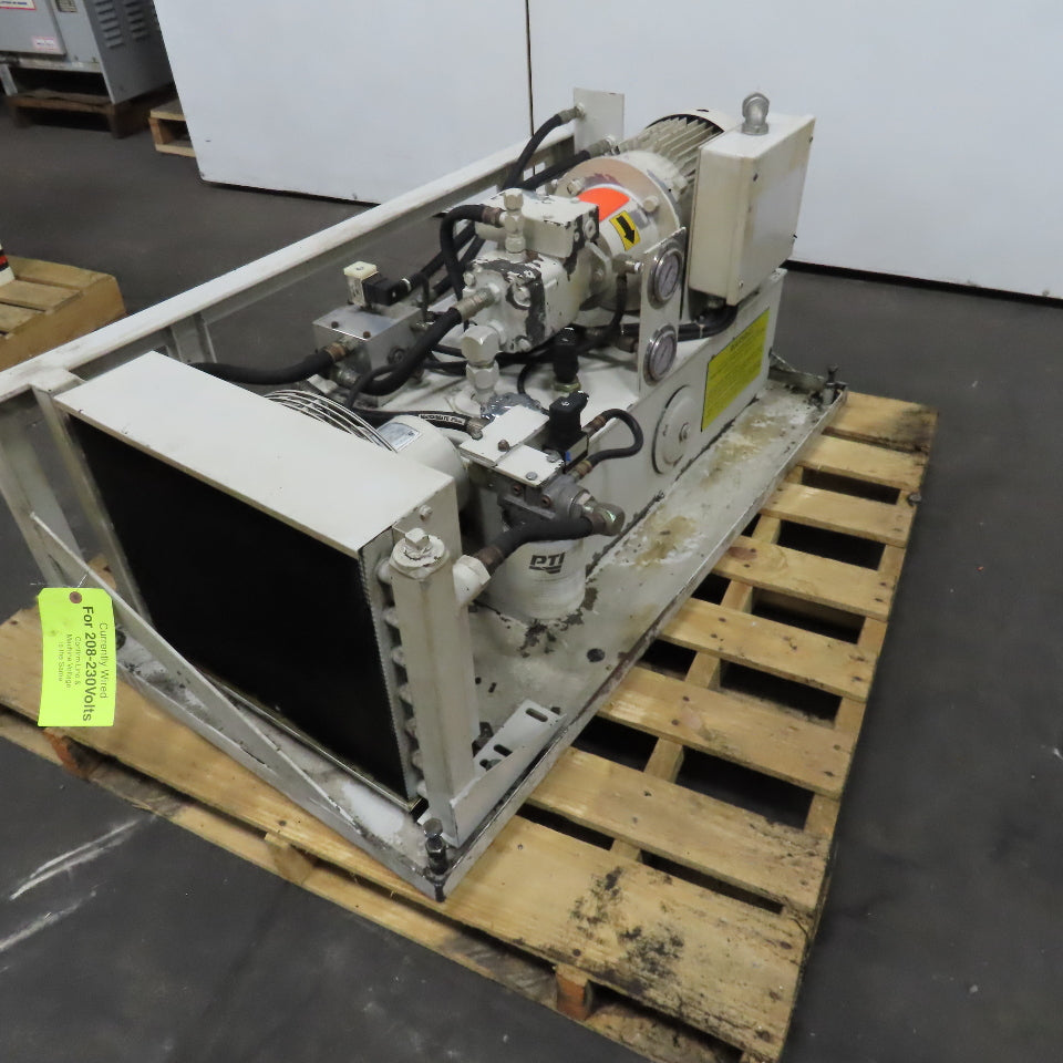 65 Liter Hydraulic Power Unit 3Hp 230/460V 3Ph W/ After Cooler