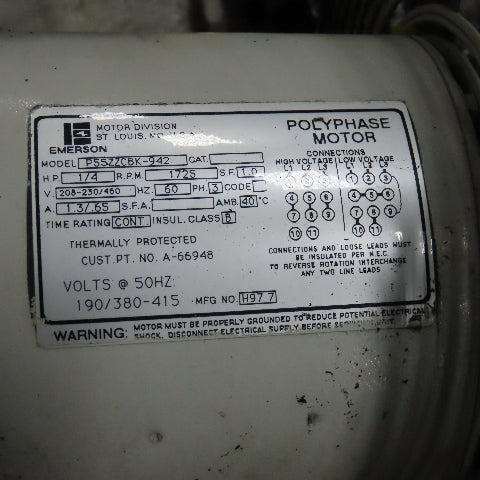 65 Liter Hydraulic Power Unit 3Hp 230/460V 3Ph W/ After Cooler