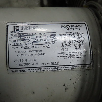 65 Liter Hydraulic Power Unit 3Hp 230/460V 3Ph W/ After Cooler