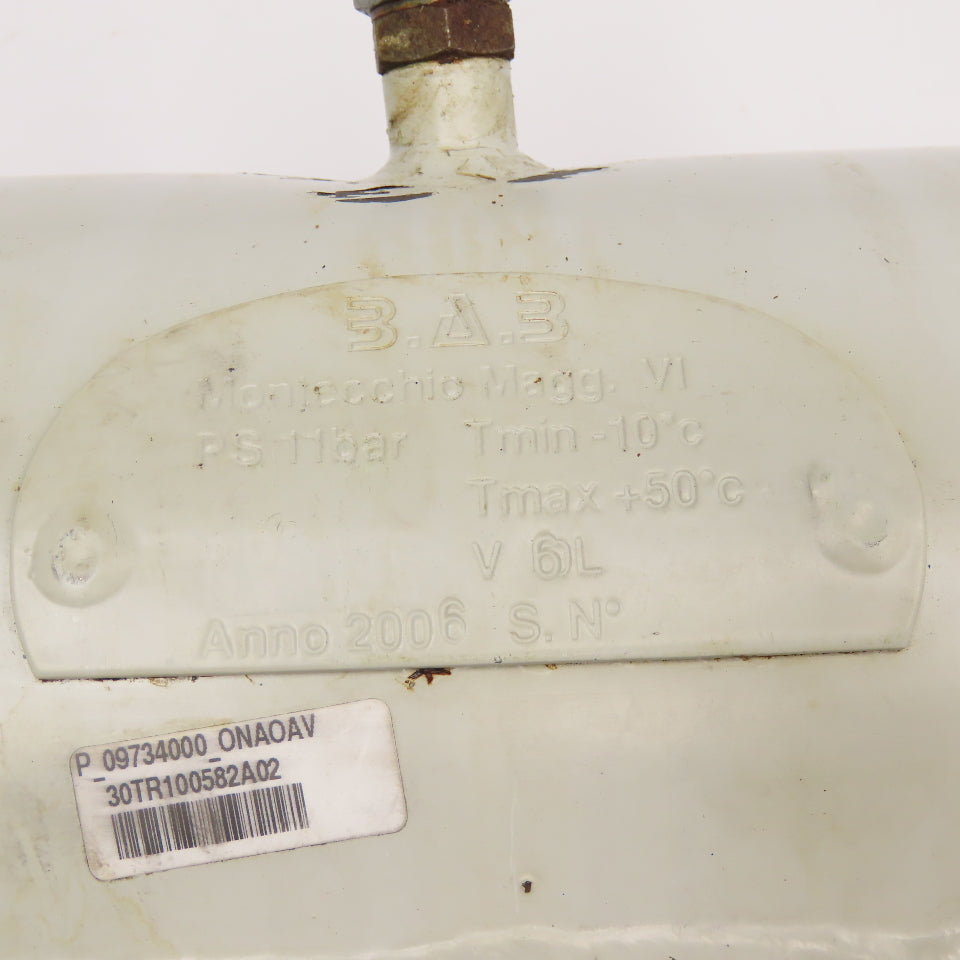 8 Port Compressed Air Holding Storage Expansion Tank Manifold 6 Liter 11 Bar