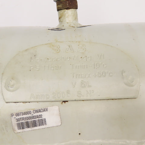 8 Port Compressed Air Holding Storage Expansion Tank Manifold 6 Liter 11 Bar