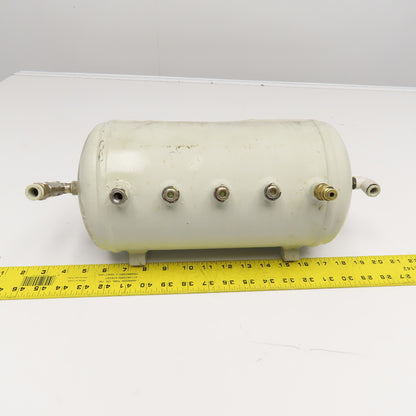 8 Port Compressed Air Holding Storage Expansion Tank Manifold 6 Liter 11 Bar