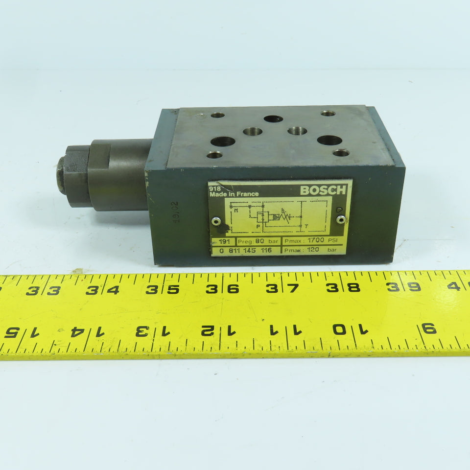 Bosch 0811145116 0 811 145 116 Hydraulic Directional Control Valve 1700PSI