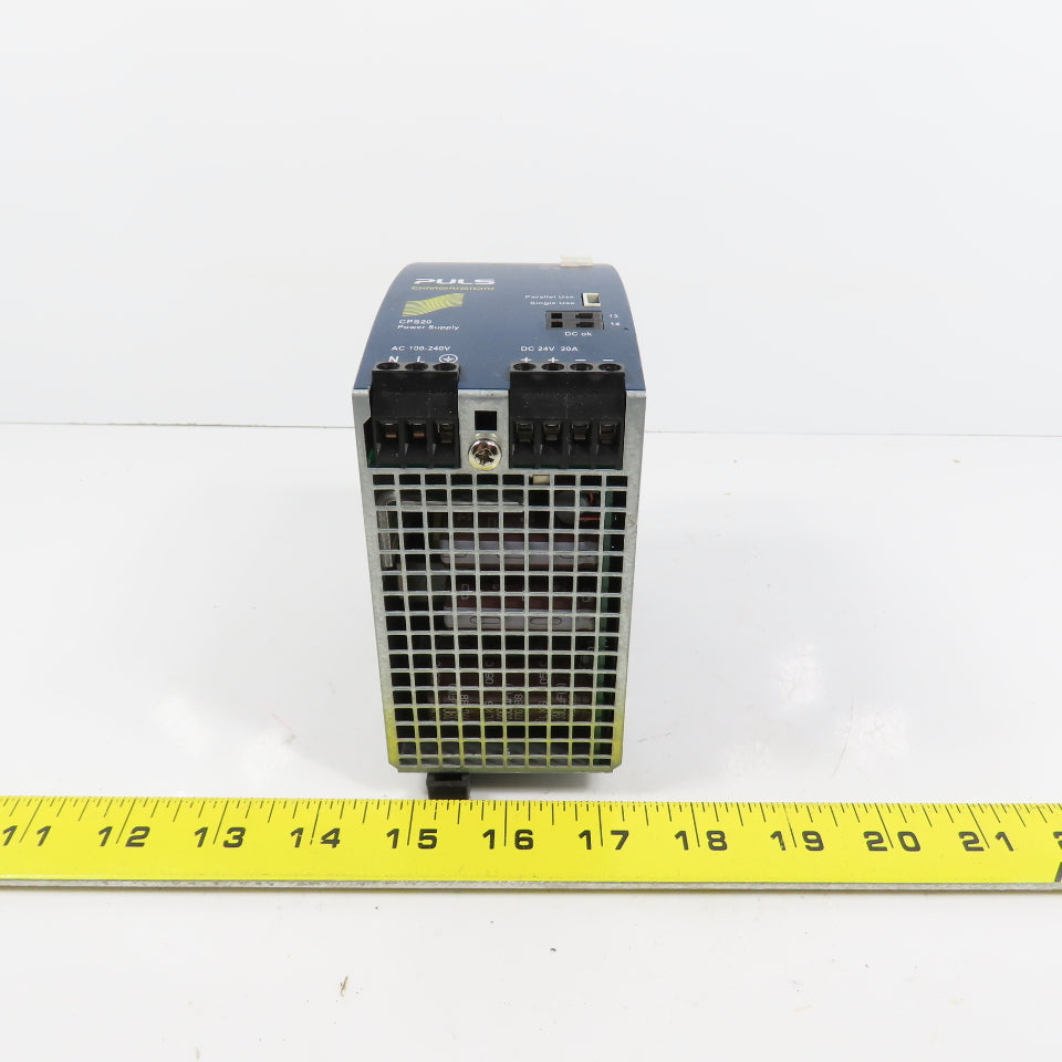 Puls CPS20.241-C1 Dmension 24-28VDC 24A Power Supply 100-240V Input Single Phase