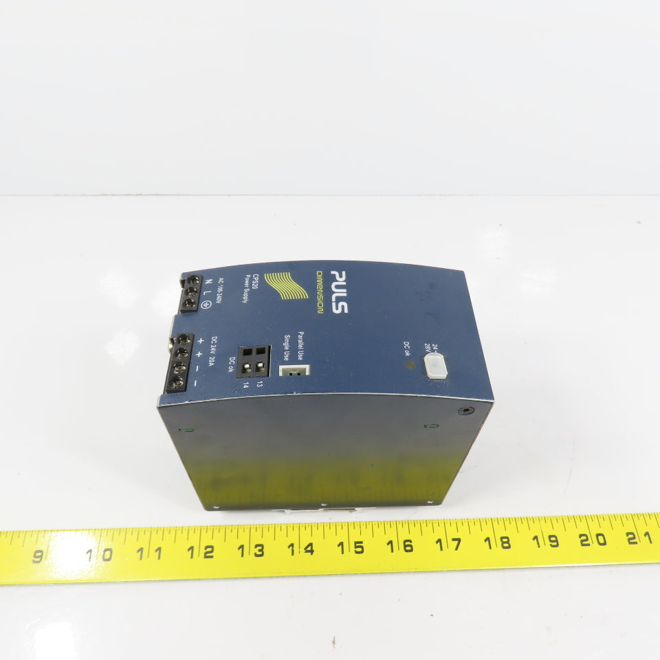 Puls CPS20.241-C1 Dmension 24-28VDC 24A Power Supply 100-240V Input Single Phase