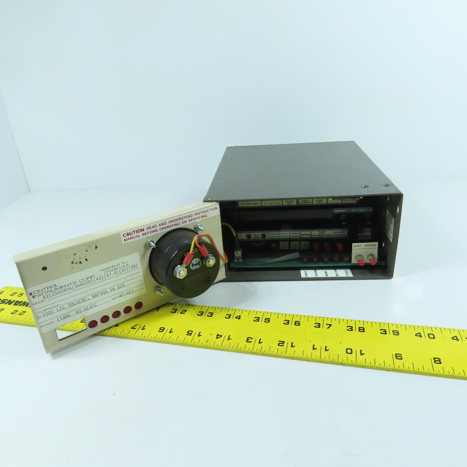 Control Instruments A1CCSH0404 CCS 0-100% LFL Toluene, Naptha In Air PRB064