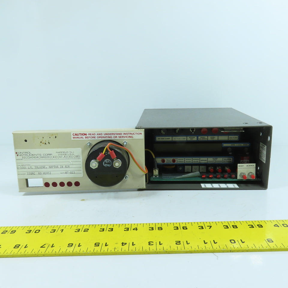 Control Instruments A1CCSH0404 CCS 0-100% LFL Toluene, Naptha In Air PRB064