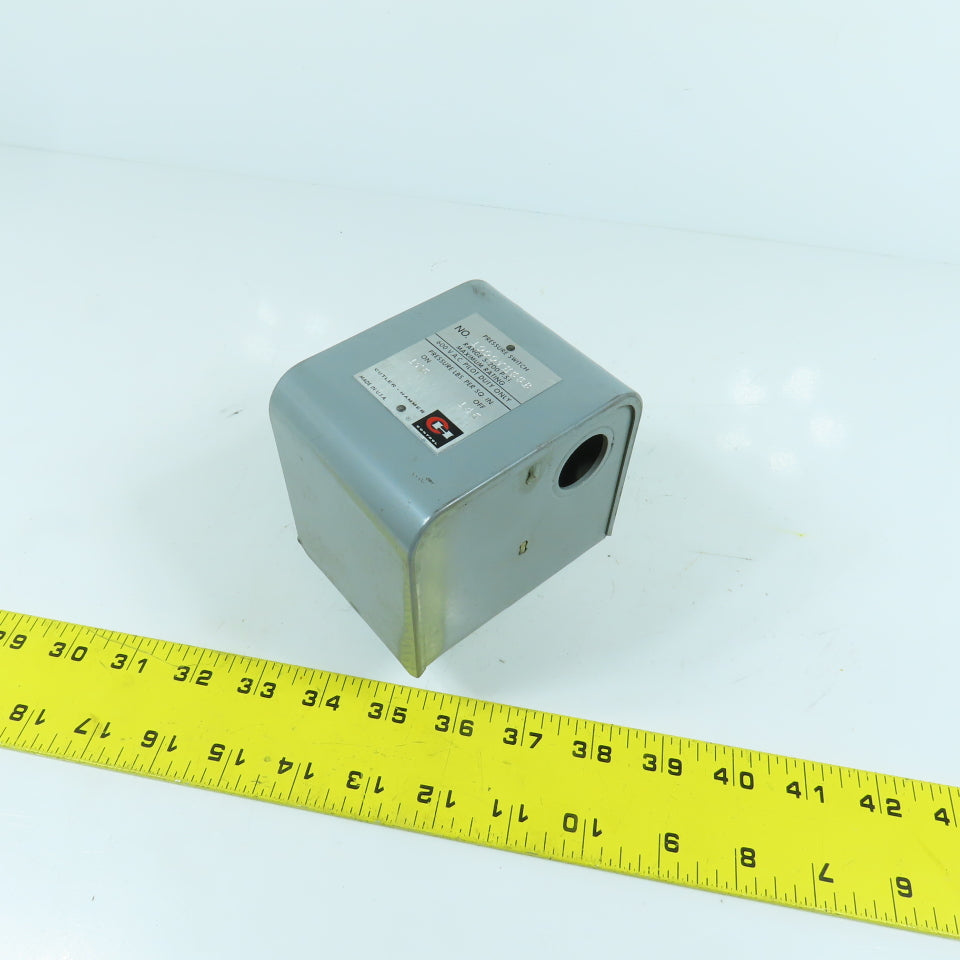 Cutler Hammer 10007H33B 5-200PSI Pressure Switch 600VAC 175 On/ 145 Off