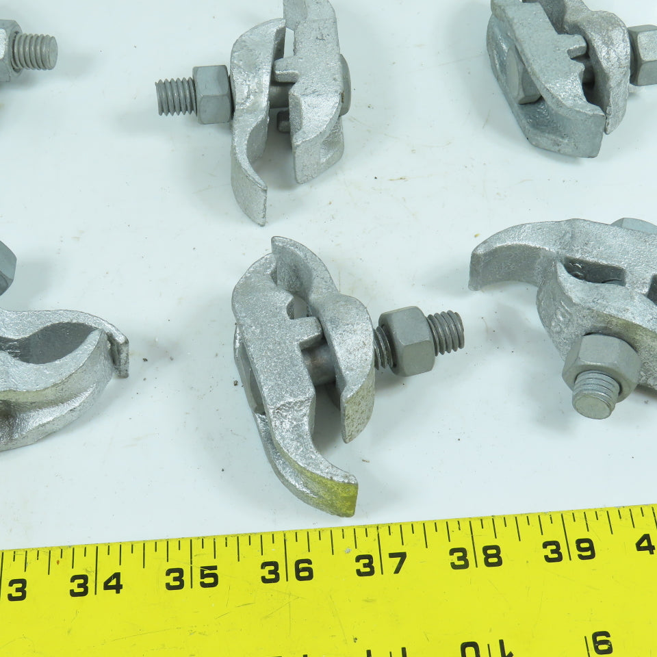 1" Parallel Conduit Beam Clamp Electrogalvanized Iron Lot Of 16