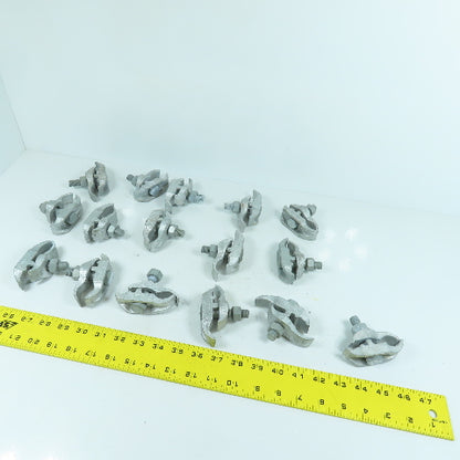 1" Parallel Conduit Beam Clamp Electrogalvanized Iron Lot Of 16