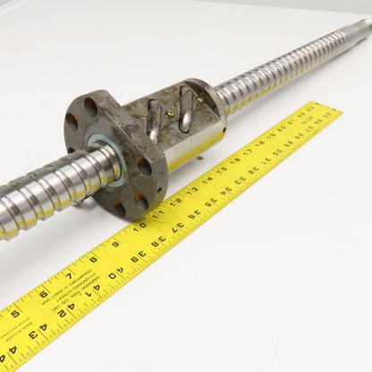 NSK W4007WF-14Z 40mm OD Single Start 15mm Lead Ball Screw & Nut 39" OAL