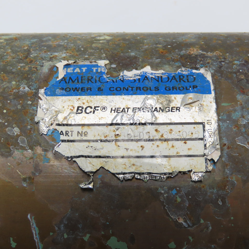 American Standard 5-030-05-036-005 BCF Brass Shell & Tube Heat Exchanger 5"x 36"