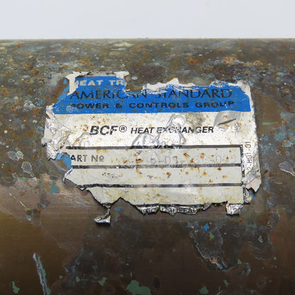 American Standard 5-030-05-036-005 BCF Brass Shell & Tube Heat Exchanger 5"x 36"