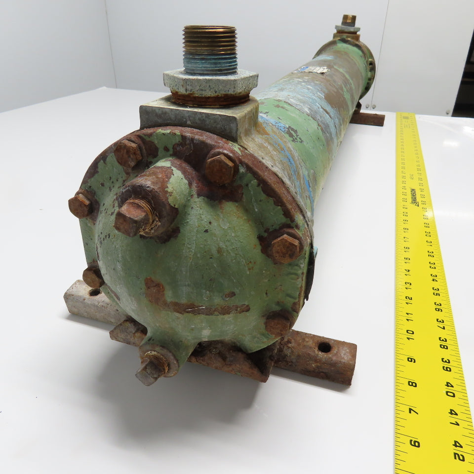 American Standard 5-030-05-036-005 BCF Brass Shell & Tube Heat Exchanger 5"x 36"