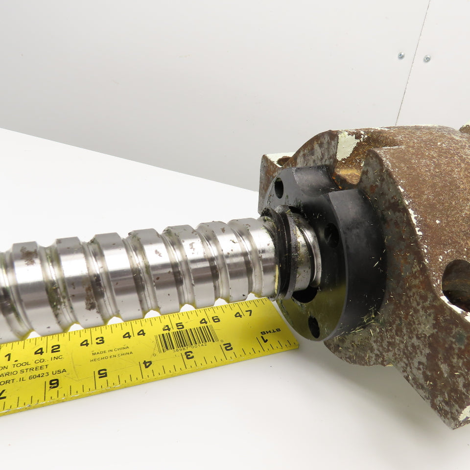 NSK W4012WF-9Z 40mm OD Single Start 15mm Lead Ball Screw & Nut 64" OAL