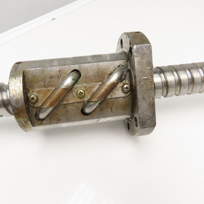 NSK W4012WF-9Z 40mm OD Single Start 15mm Lead Ball Screw & Nut 64" OAL