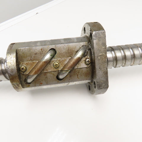 NSK W4012WF-9Z 40mm OD Single Start 15mm Lead Ball Screw & Nut 64" OAL