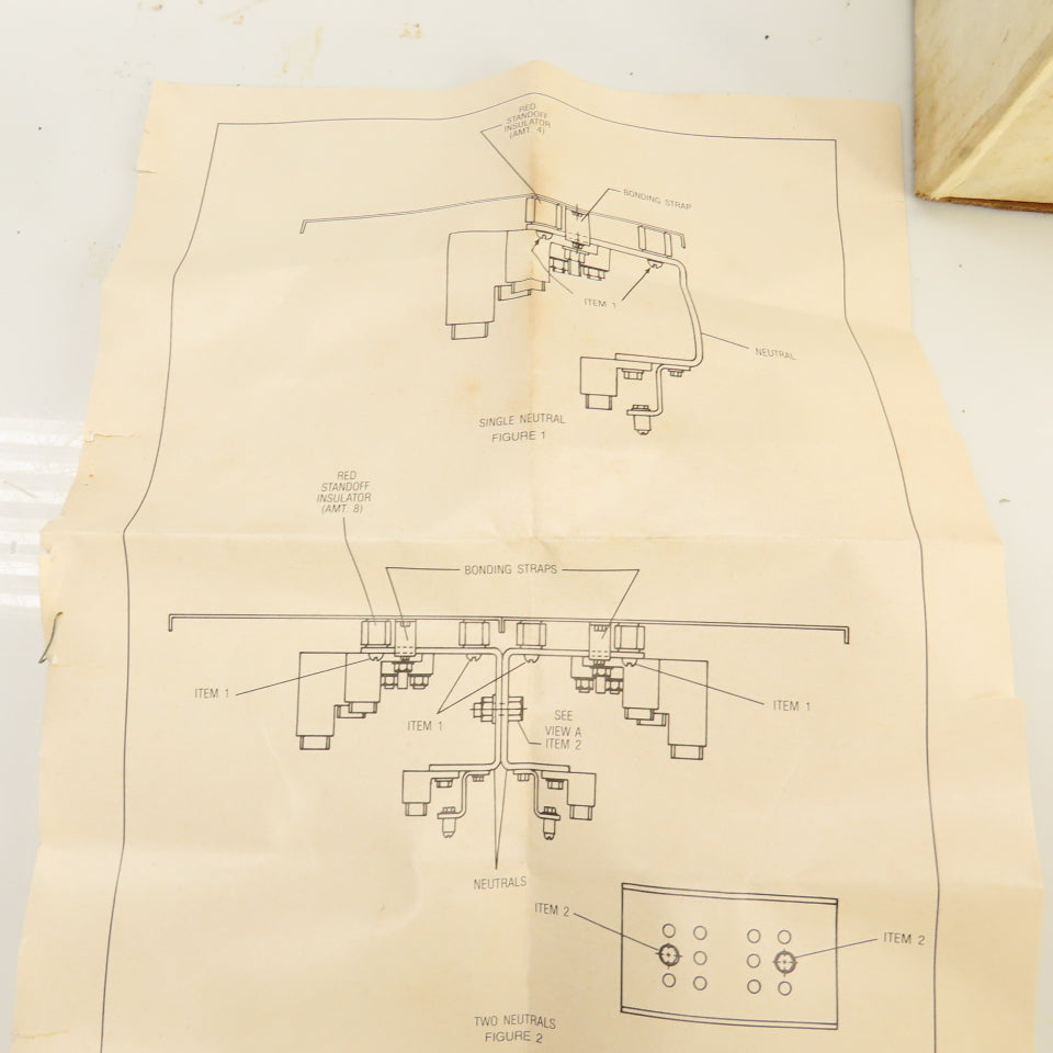 Cutler Hammer EEN08C Series A 800A 600V Neutral Kit Assembly For EE Panelboard