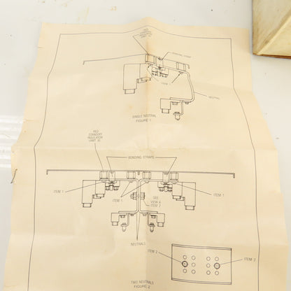 Cutler Hammer EEN08C Series A 800A 600V Neutral Kit Assembly For EE Panelboard