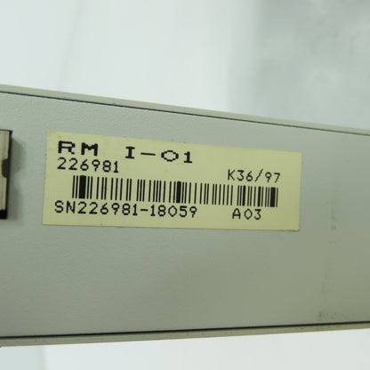 Indramat RM I-01 24VDC Input Module 10mA Lot Of 2