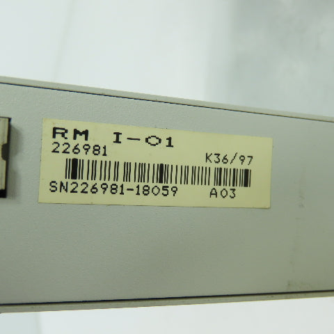 Indramat RM I-01 24VDC Input Module 10mA Lot Of 2