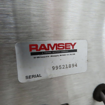 Ramsey 36" L x5" Wide In Motion Scale Table Top SS Conveyor 1PH 52FPM No Chain