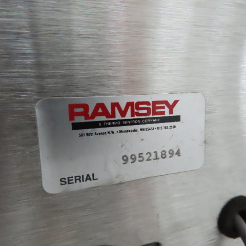 Ramsey 36" L x5" Wide In Motion Scale Table Top SS Conveyor 1PH 52FPM No Chain