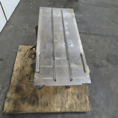 Ramsey 36" L x5" Wide In Motion Scale Table Top SS Conveyor 1PH 52FPM No Chain