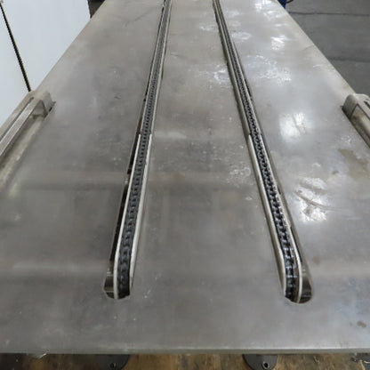 Ramsey 36" L x5" Wide In Motion Scale Table Top SS Conveyor 1PH 52FPM No Chain