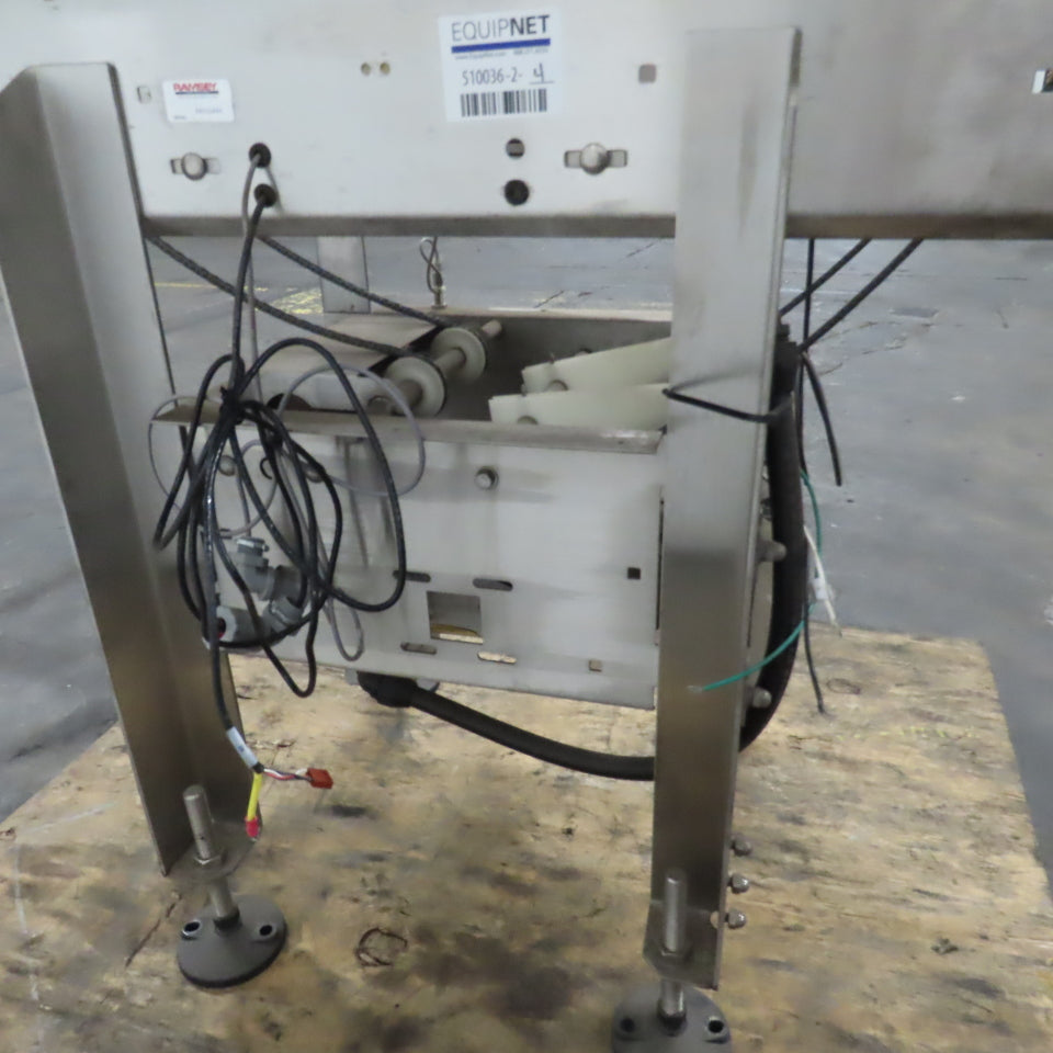 Ramsey 36" L x5" Wide In Motion Scale Table Top SS Conveyor 1PH 52FPM No Chain
