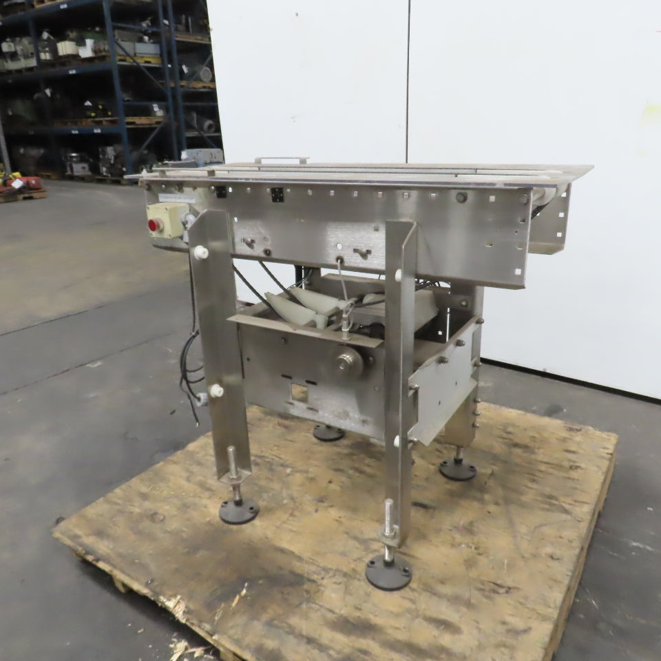 Ramsey 36" L x5" Wide In Motion Scale Table Top SS Conveyor 1PH 52FPM No Chain