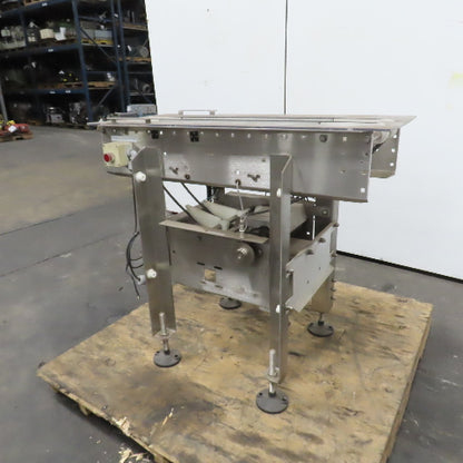Ramsey 36" L x5" Wide In Motion Scale Table Top SS Conveyor 1PH 52FPM No Chain