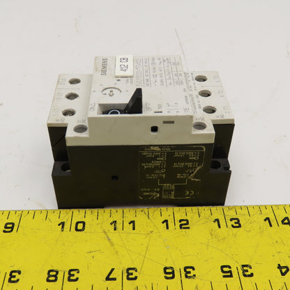 Siemens 3VU1300-1TM00 600V 22Hp 3Ph Max Motor Starter Overload 10-16A Trip
