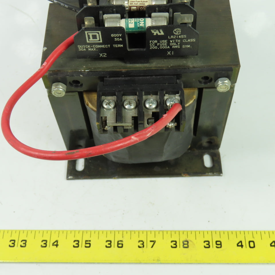 Square D TF750D1 1Ph Control Transformer 220/240-440/480V Pri 110/120VSec .75KVA