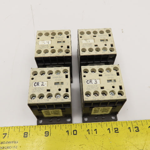 Jokab Safety JSNA-MCL Contactor Relay 24VDC Coil Lot Of 4