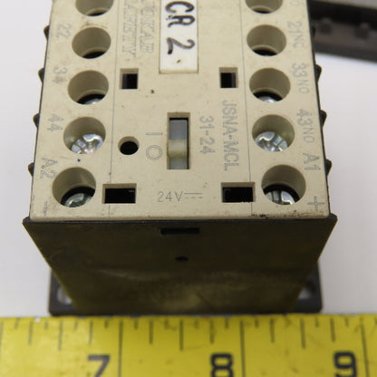 Jokab Safety JSNA-MCL Contactor Relay 24VDC Coil Lot Of 4
