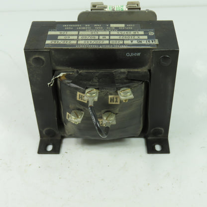 Allen Bradley 1497-N5 Ser A Transformer 220-240/440-480V Pri 110-120V .200KVA