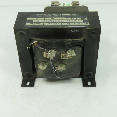 Allen Bradley 1497-N5 Ser A Transformer 220-240/440-480V Pri 110-120V .200KVA