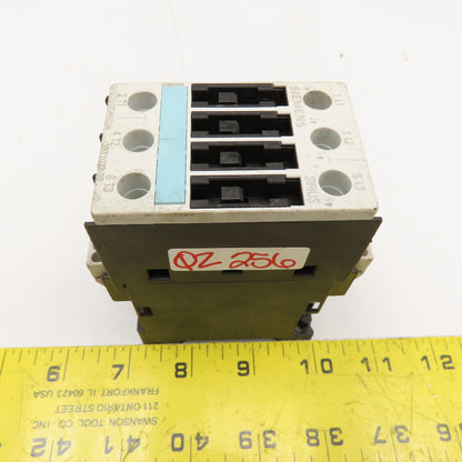 Siemens 3RT1023-3B 3ZX1012-0RT02-1AA1 Magnetic Contactor 600VAC 7.5Hp 24VDC Coil