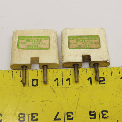 Murrelektronik RC-T1/220 110-220V .22uF 220Ohm Surge Suppressor Lot Of 2