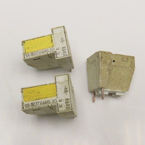 Siemens 3TX4490-3G Surge Suppressor 24/48VAC 24/70VDC Lot Of 3