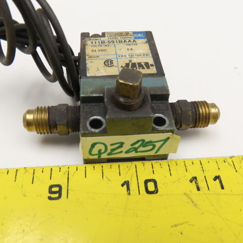 MAC 111B-591BAAA 3/2 Position Pneumatic Solenoid Valve 24VDC Coil 1/8" Ports