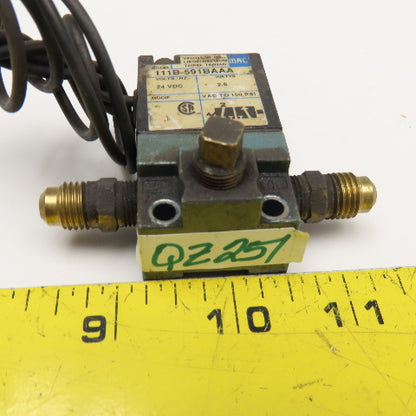 MAC 111B-591BAAA 3/2 Position Pneumatic Solenoid Valve 24VDC Coil 1/8" Ports