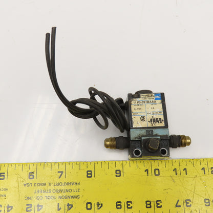 MAC 111B-591BAAA 3/2 Position Pneumatic Solenoid Valve 24VDC Coil 1/8" Ports