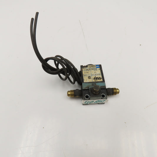 MAC 111B-591BAAA 3/2 Position Pneumatic Solenoid Valve 24VDC Coil 1/8" Ports