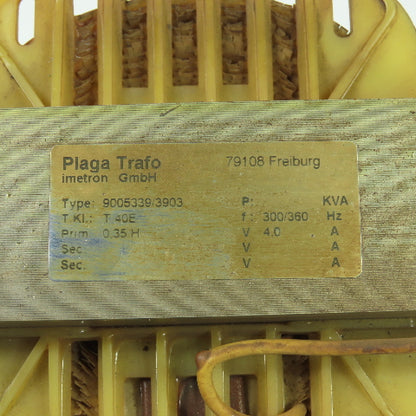 Plaga Trafo 9005339/3903 T40E Control Transformer Prim 0.35H 300/360Hz 4.0A