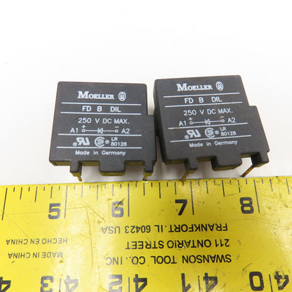 Moeller FD B DIL 250VDC Surge Suppressor Lot Of 2