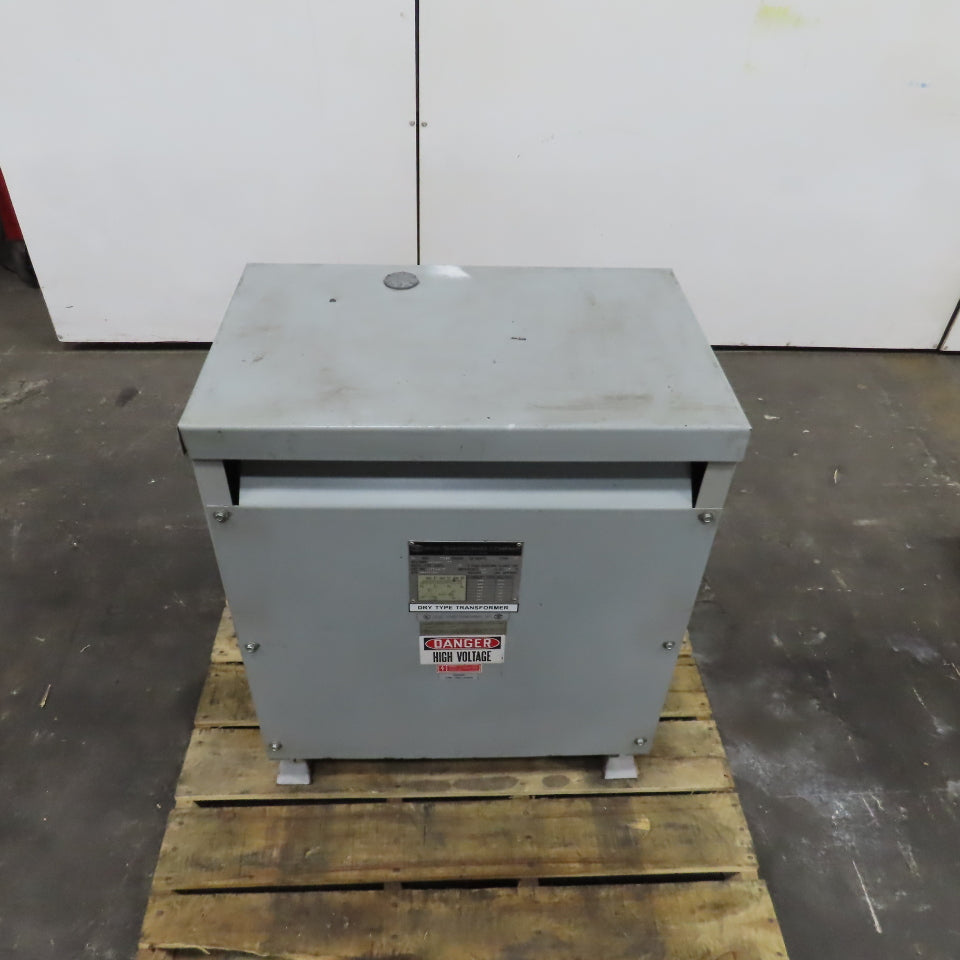MGM AC370-E0370 34kVA Isolation HT Transformer Pri 480V Sec 480Y/277V 3PH Tested