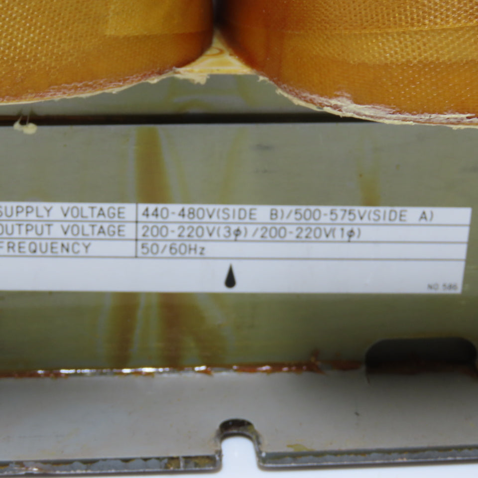 Fanuc A80L-0028-0007 Transformer 440-480//500-575V Pri 200-220V 1Ph-3Ph 10.9KVA